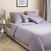 Постельное белье сатин-премиум Моноспейс темно-серый