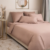 Постельное белье сатин-премиум Моноспейс бежевый