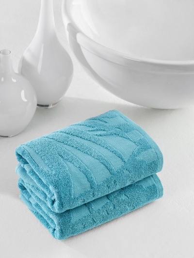 Турецкий набор полотенец махровых METEOR PATAYA 2шт арт.12273